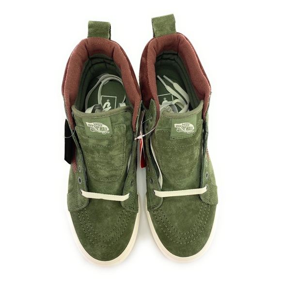 VANS Men's Sk-8 Hi MTE Deep Lichen Skate Shoes - Picture 8 of 12